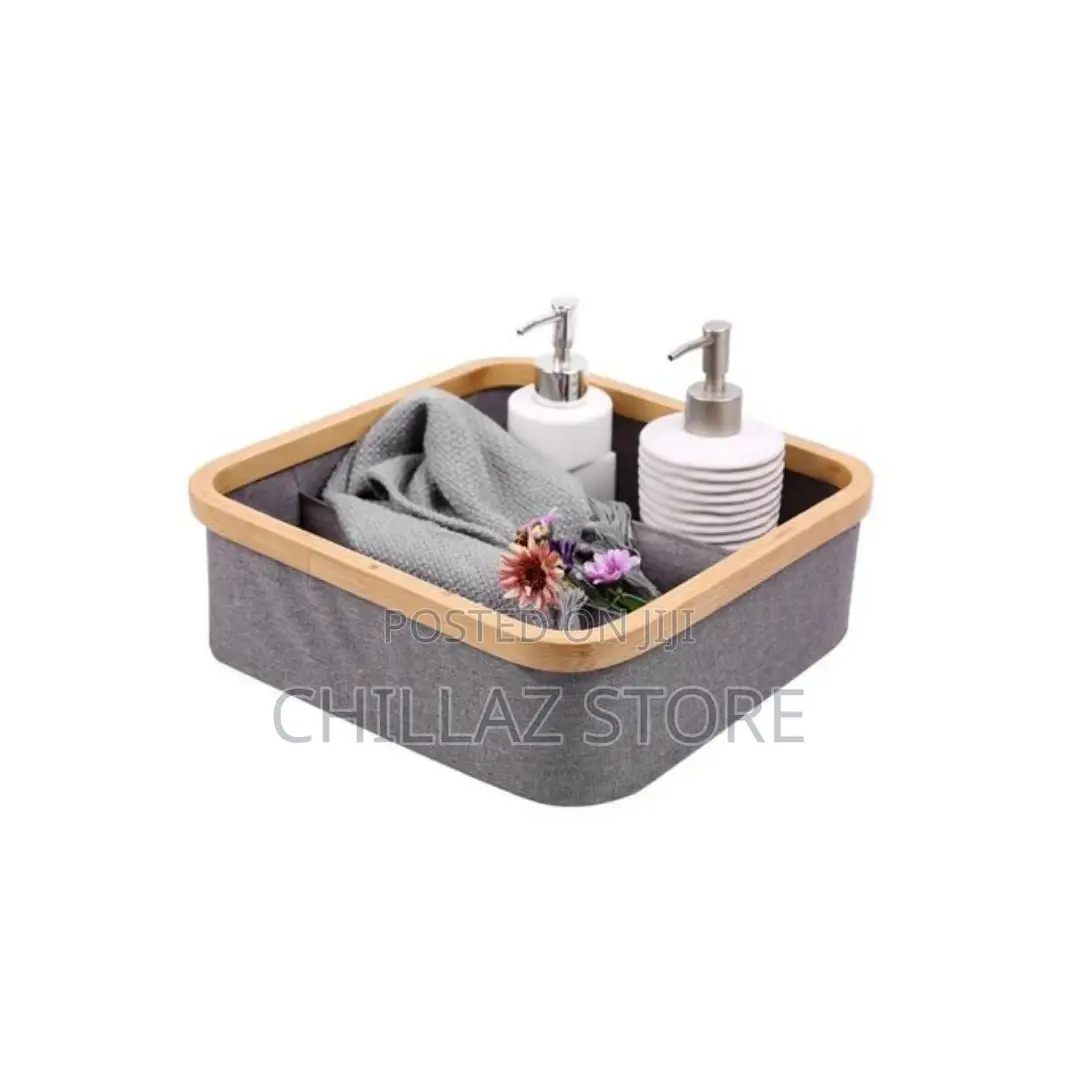 Lightbox
Bamboo Rim Canvas Fabric Storage Box Wardrobe