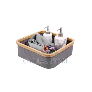 Lightbox
Bamboo Rim Canvas Fabric Storage Box Wardrobe