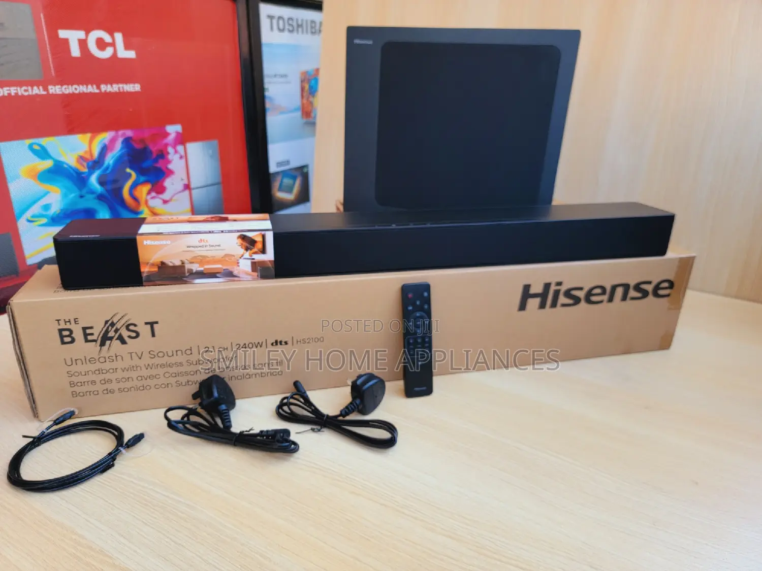 2.1channel Wireless Hisense Soundbar