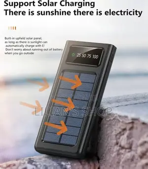 20000mah Solar Powered Bank
