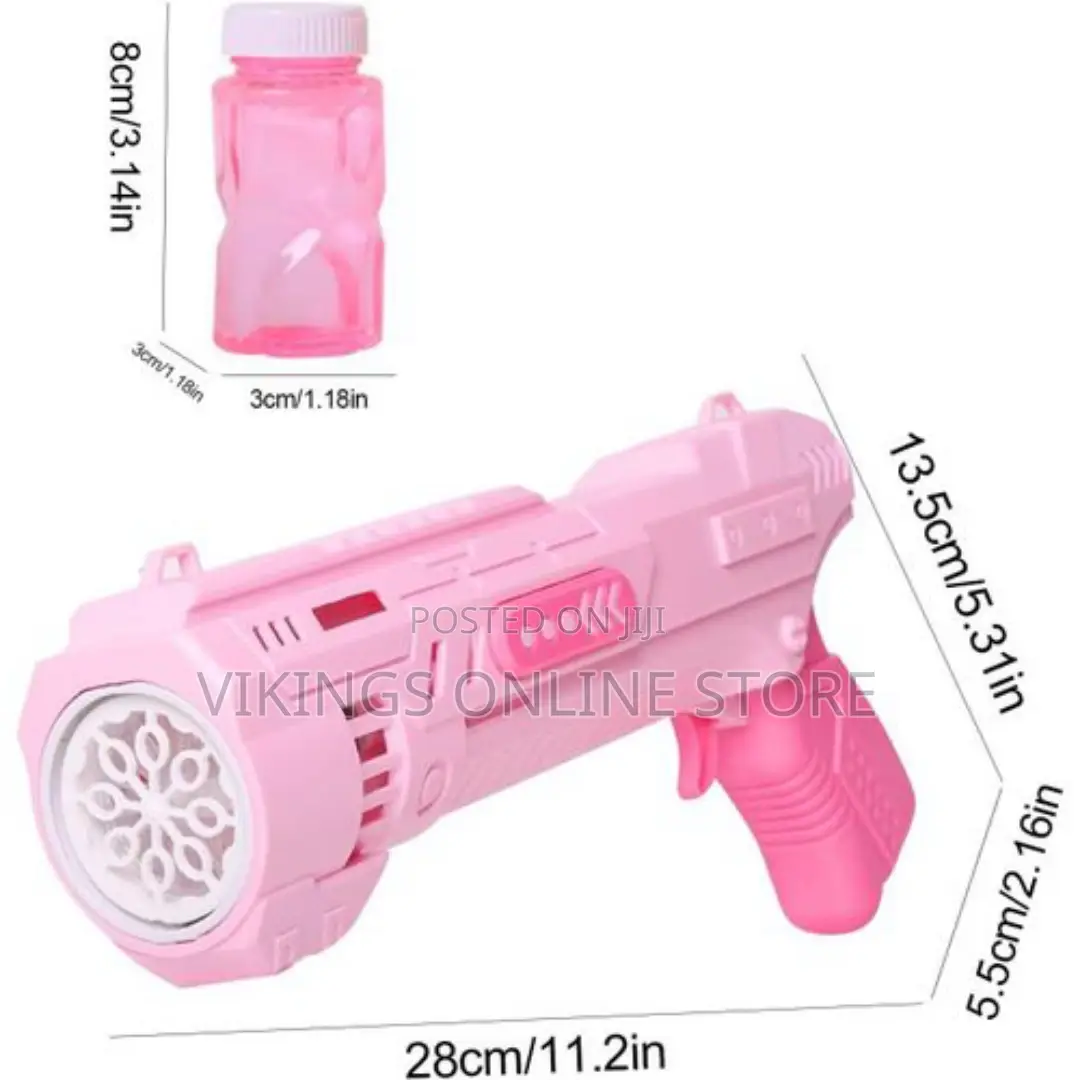 Bubble Gun Machine for Kids Adults Summer Outdoor Party -