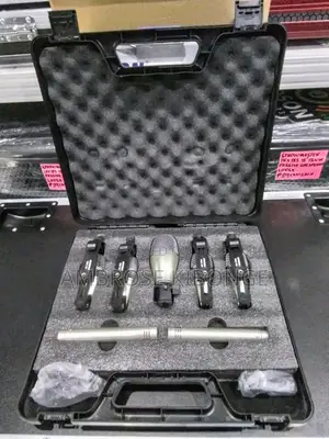 Original SAMSON AUDIO 7pieces Drum Kit Dynamic Microphones.
