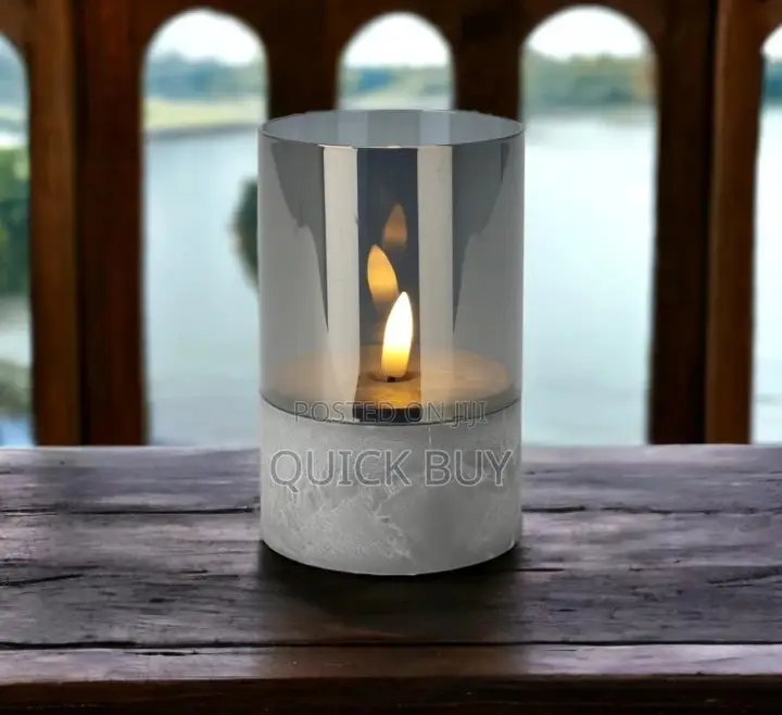 Elegant Led Candle in Grass