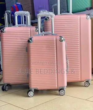 3 PCS Plastic Suitcases