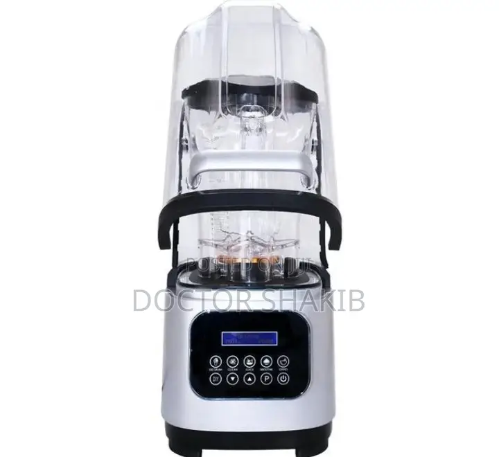 Commercial Blender With Sound Proof Cover