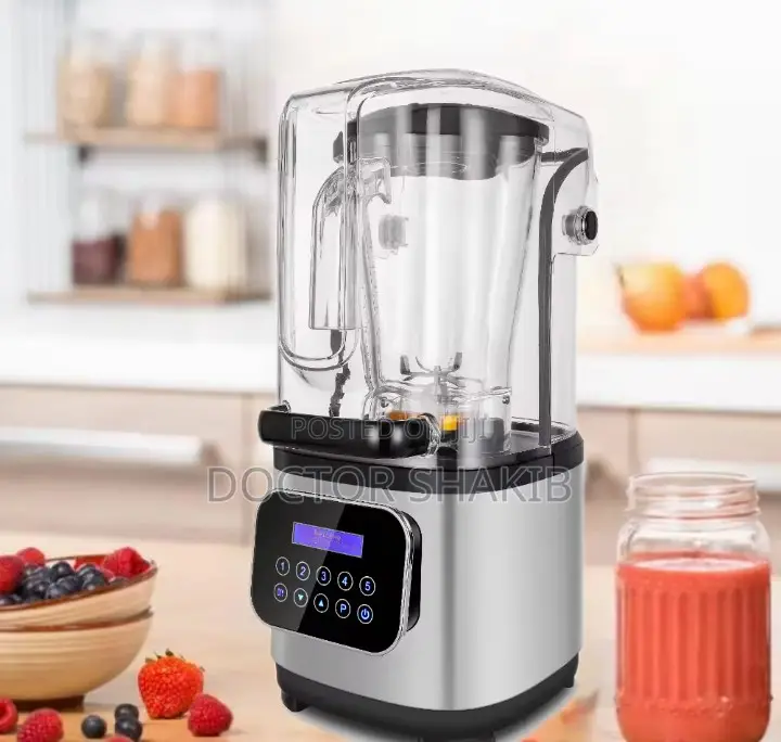 Commercial Blender With Sound Proof Cover