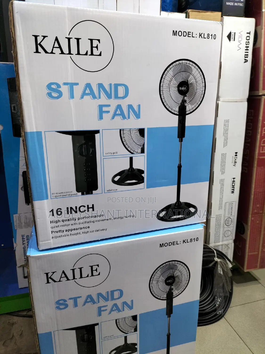 Stand Fan 16inch 3 Speed Stand Fan