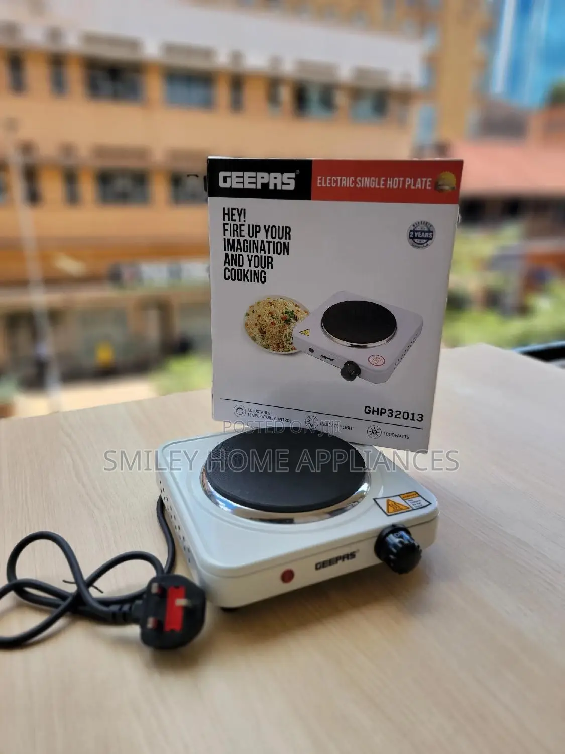 Single Electric Hot Plate Geepas
