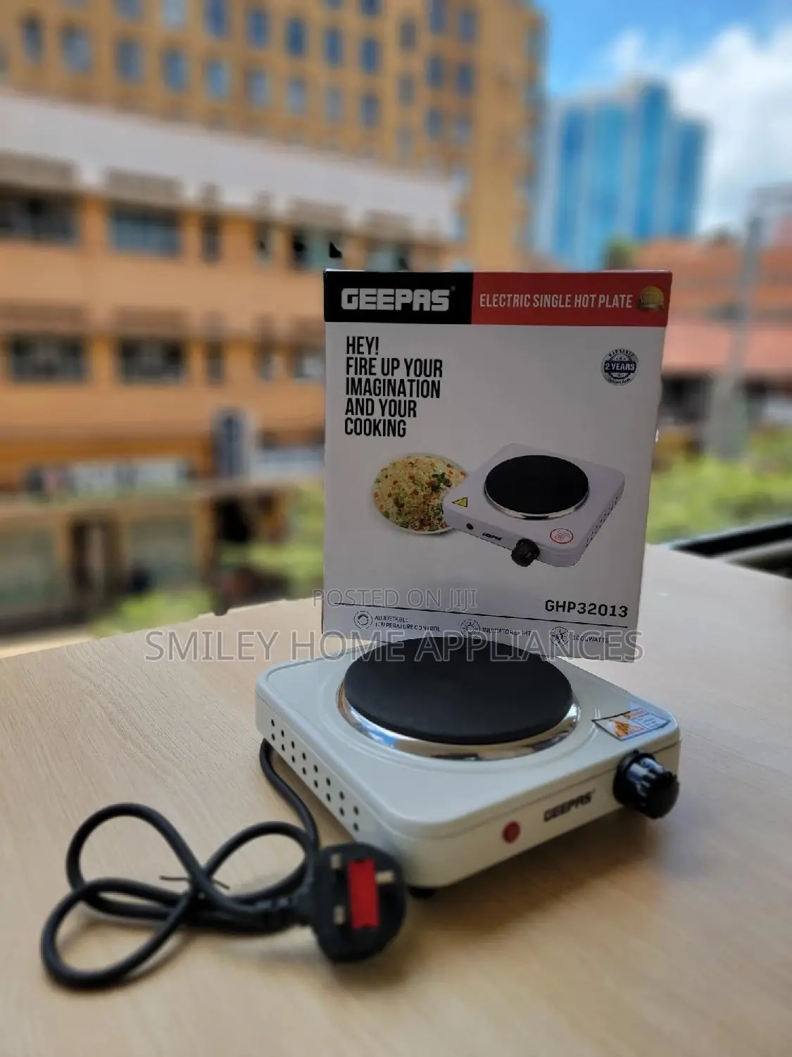 Single Electric Hot Plate Geepas