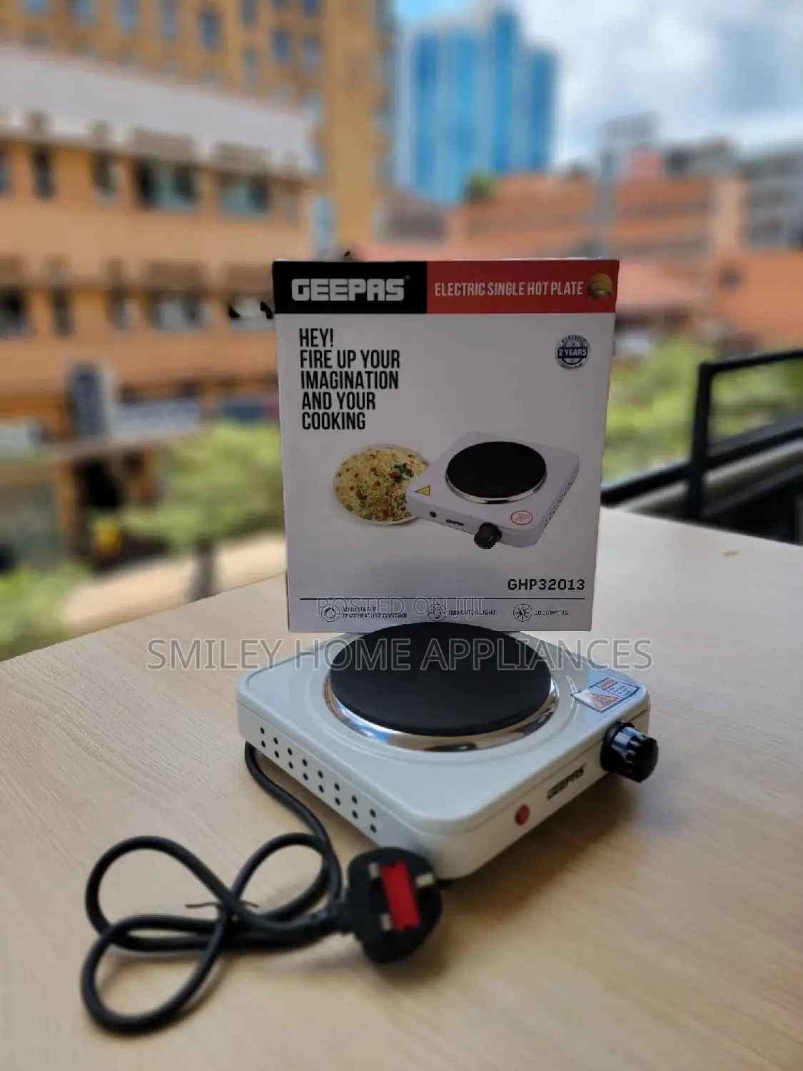 Single Electric Hot Plate Geepas