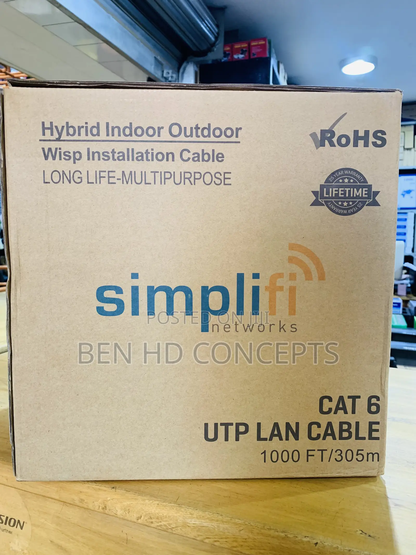 SIMPLIFY Cat 6 Cable Indoor Outdoor.