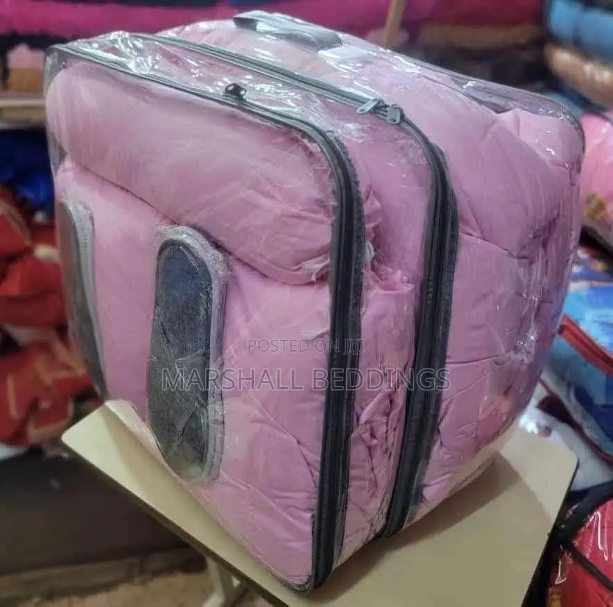 10pc Duvet With Plain and Fitted Bedsheets and Sandles