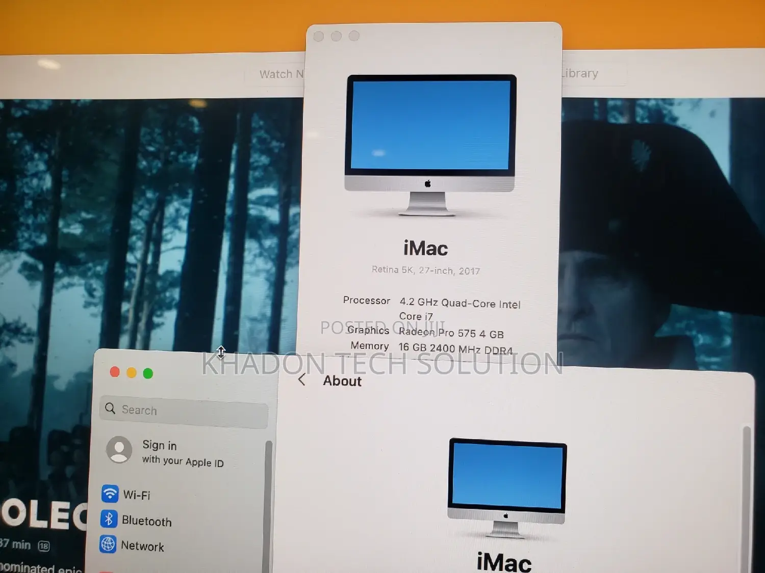 Desktop Computer Apple iMac 16GB Intel Core I7 SSD 500GB