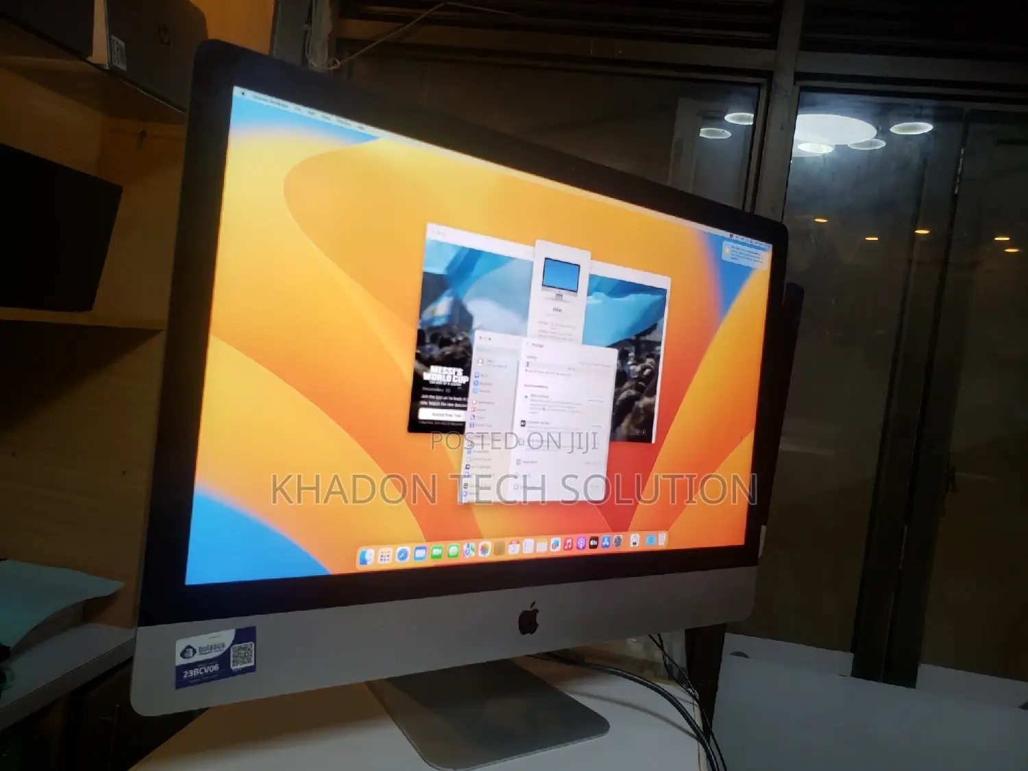 Desktop Computer Apple iMac 16GB Intel Core I7 SSD 500GB