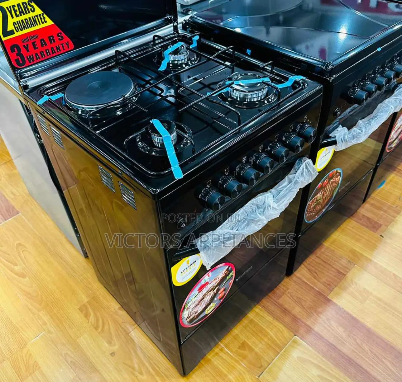 Blueflame Cooker 3gas 1 Electric 50x50cm