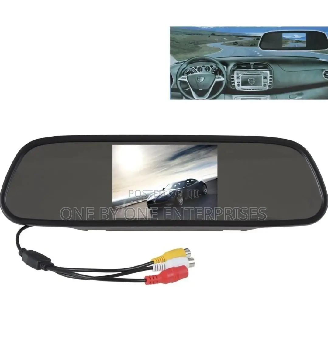 Car Rear View Mirror Monitor Vehicle Parking for DVD/VCR