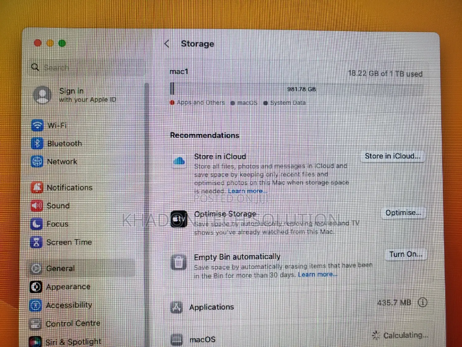 Desktop Computer Apple iMac 8GB Intel Core I5 SSD 1T
