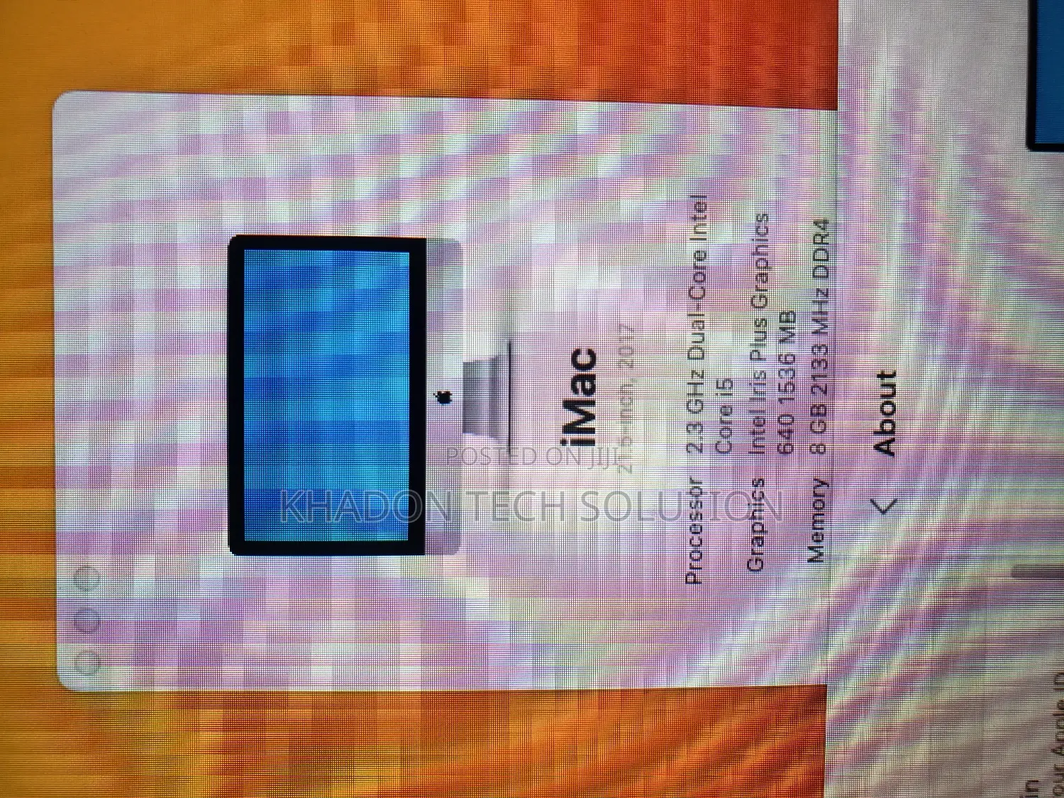 Desktop Computer Apple iMac 8GB Intel Core I5 SSD 1T