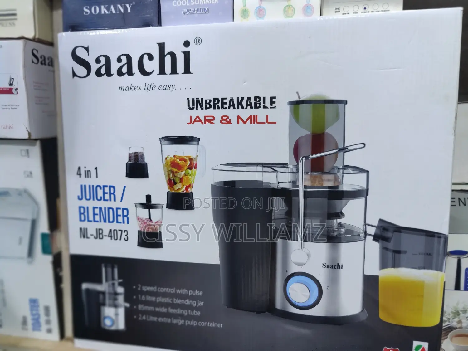 4in1 Saachi Juice Extractor/Juice Extractor/Juicer/Blender