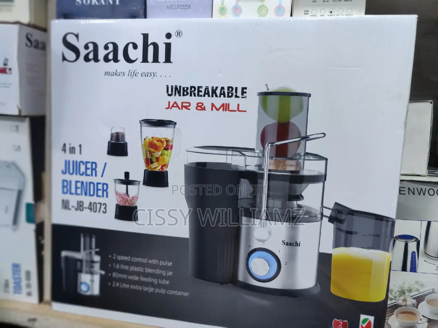 4in1 Juice Extractor/Saachi Juice Extractor/Juicer/Blender
