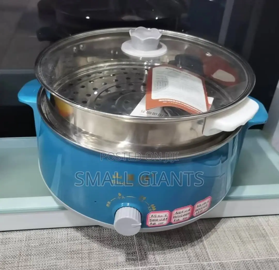 Multifunction Double Layer Electric Pot With Steaming Rack