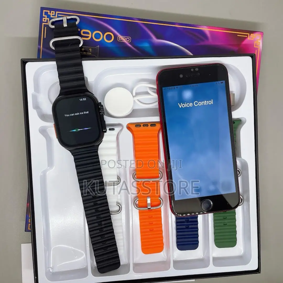 Dt900 Ultra Smart Watch With 5 Straps