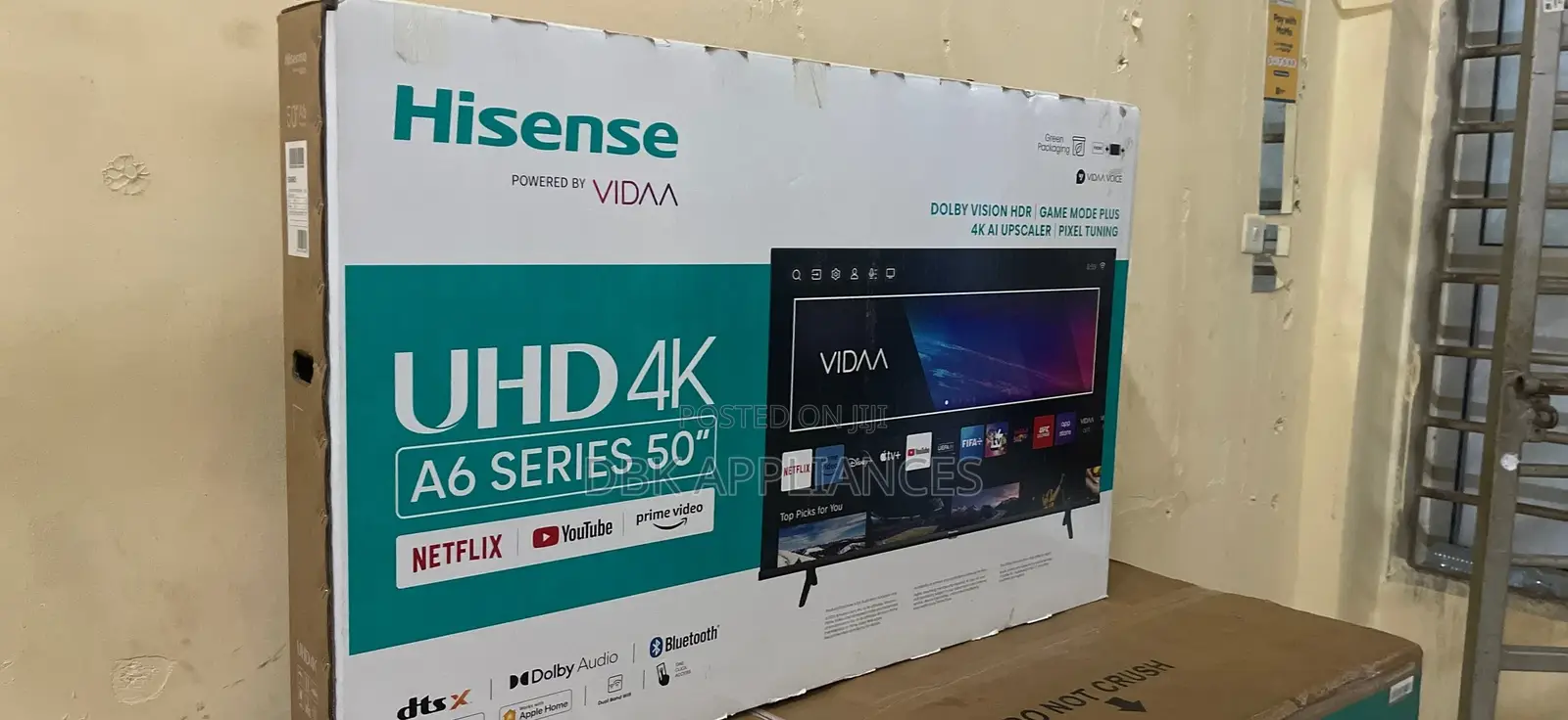 Hisense 50inch Smart Uhd TVS 3yr Warranty