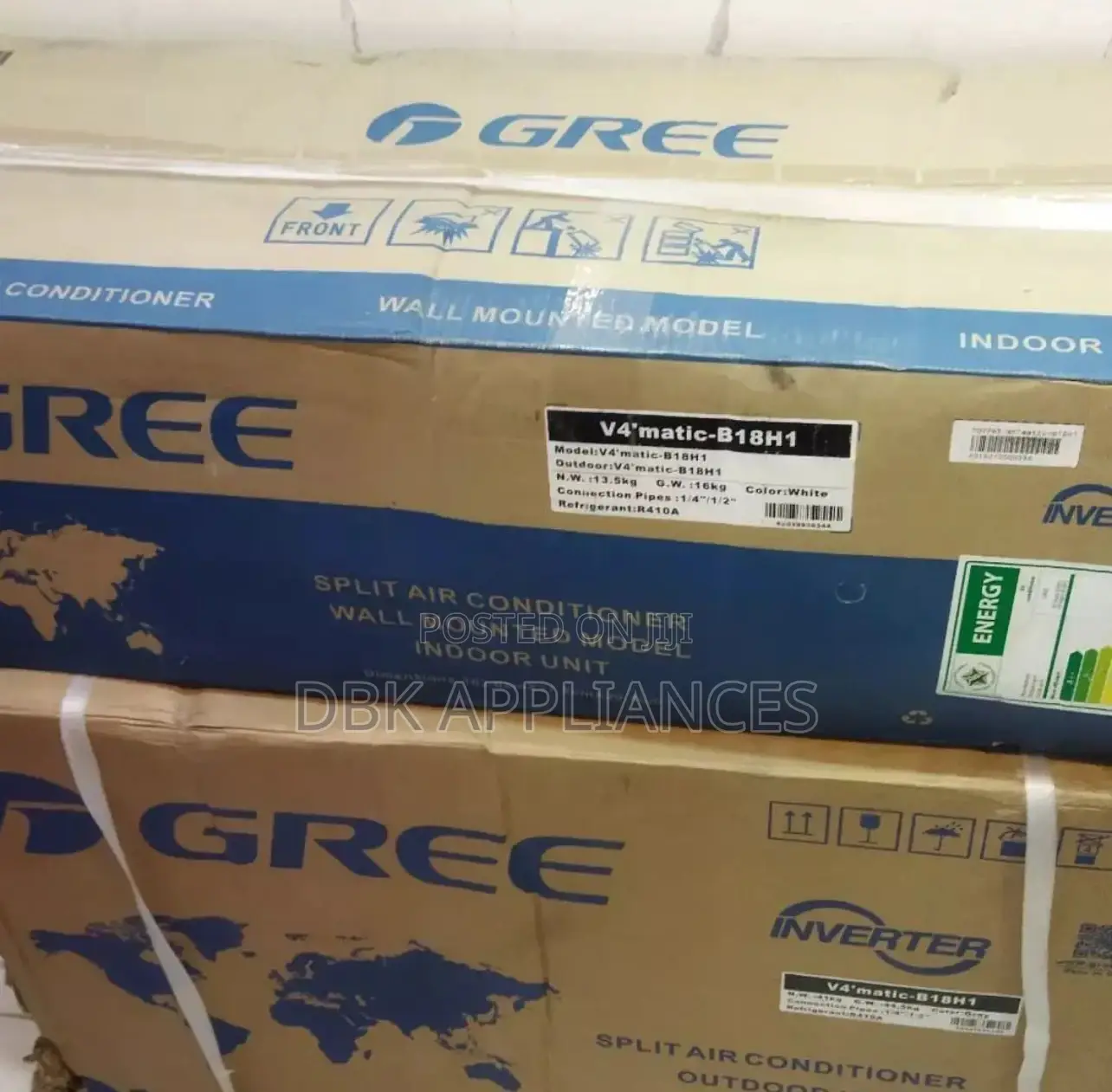 Gree 18000 Btu Wall Split Air Conditioners Original