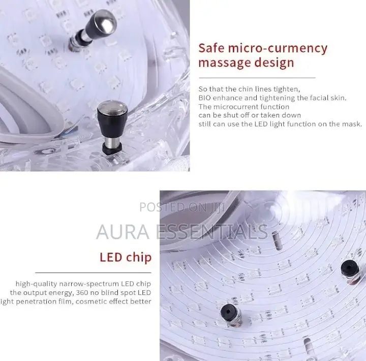 7 Colors LED Face Mask for Facial and Neck Skin Rejuvenation