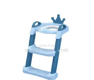 Blue Children Step Toilet Ladder/Toilet Training Kids Ladder