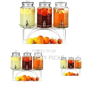 Brand Glass Juice Dispenser