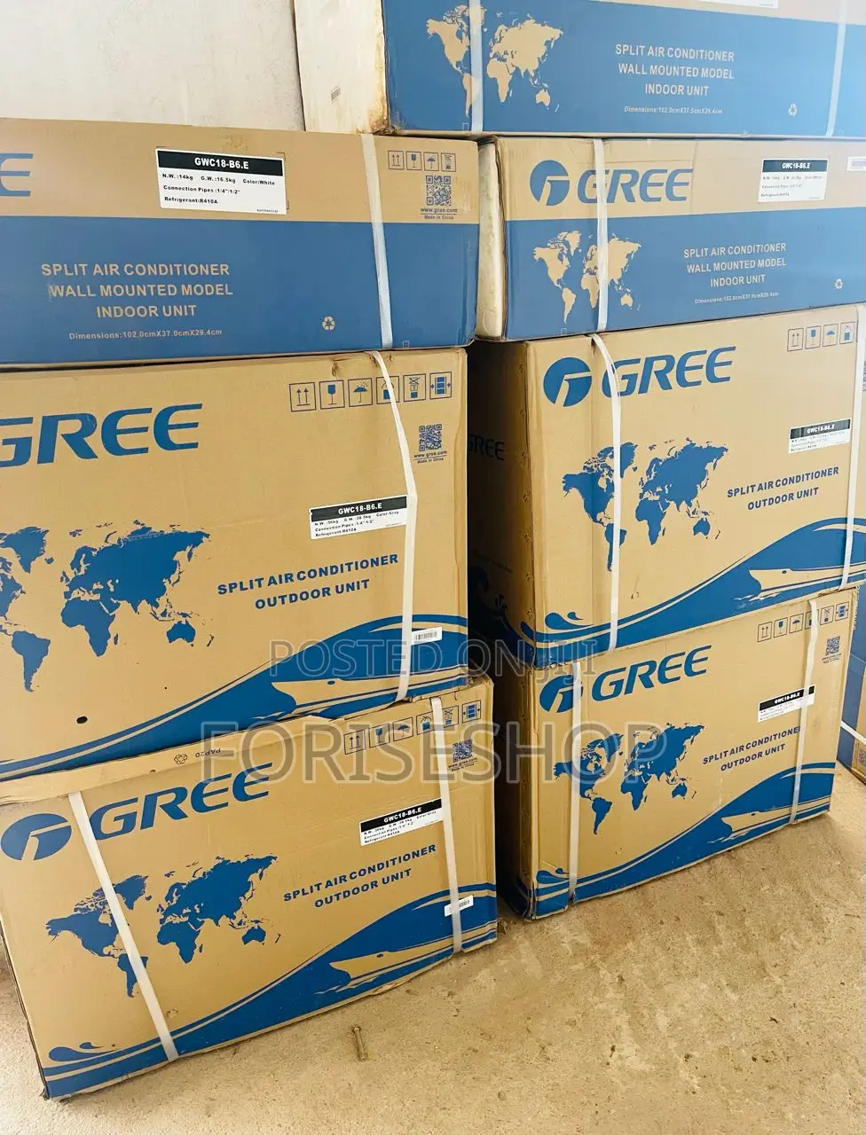 Gree Air Conditioners All Sizes Full Stocked 5yr Warranty