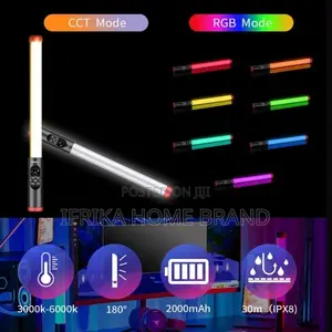LED Fill Light Portable Photography Stick Light RGB Handheld