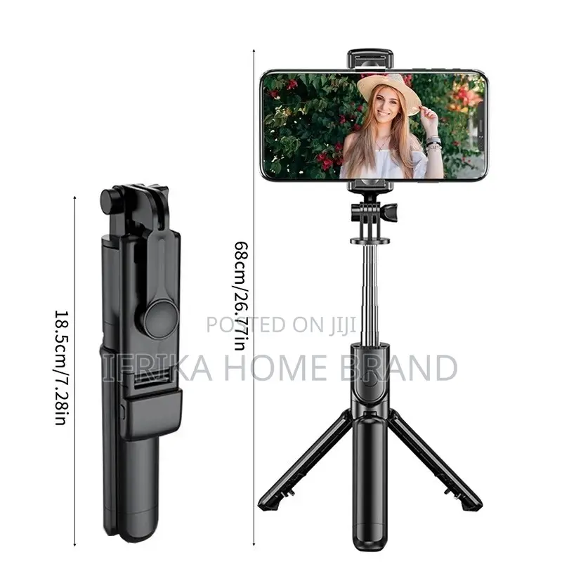 Wireless Selfie Stick Tripod Stand With Bluetooth