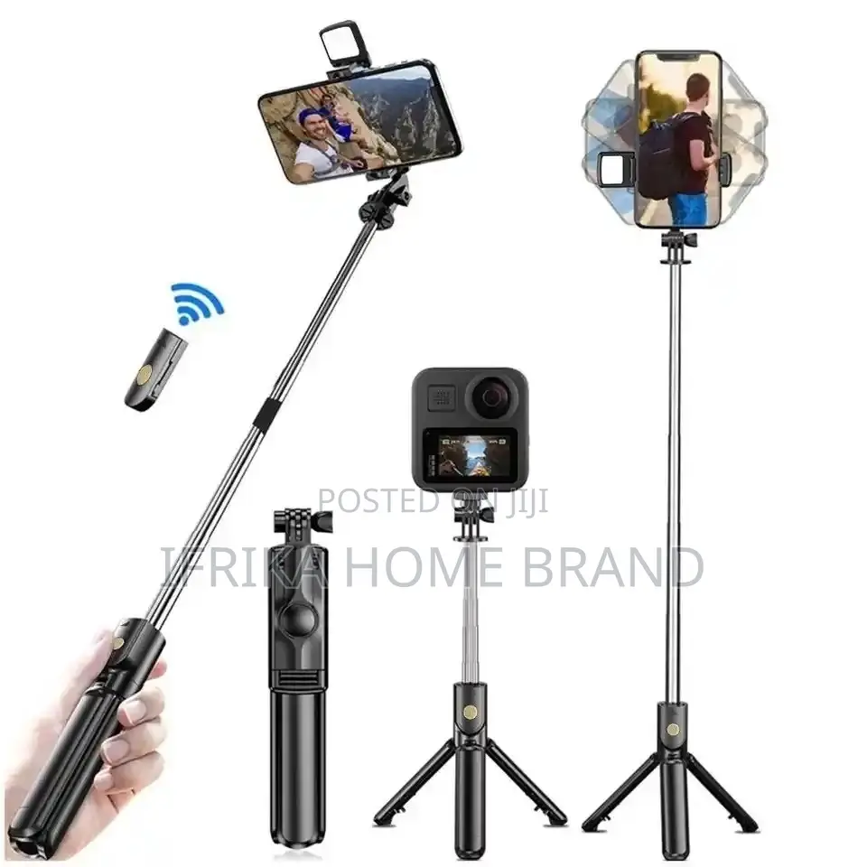 Wireless Selfie Stick Tripod Stand With Bluetooth