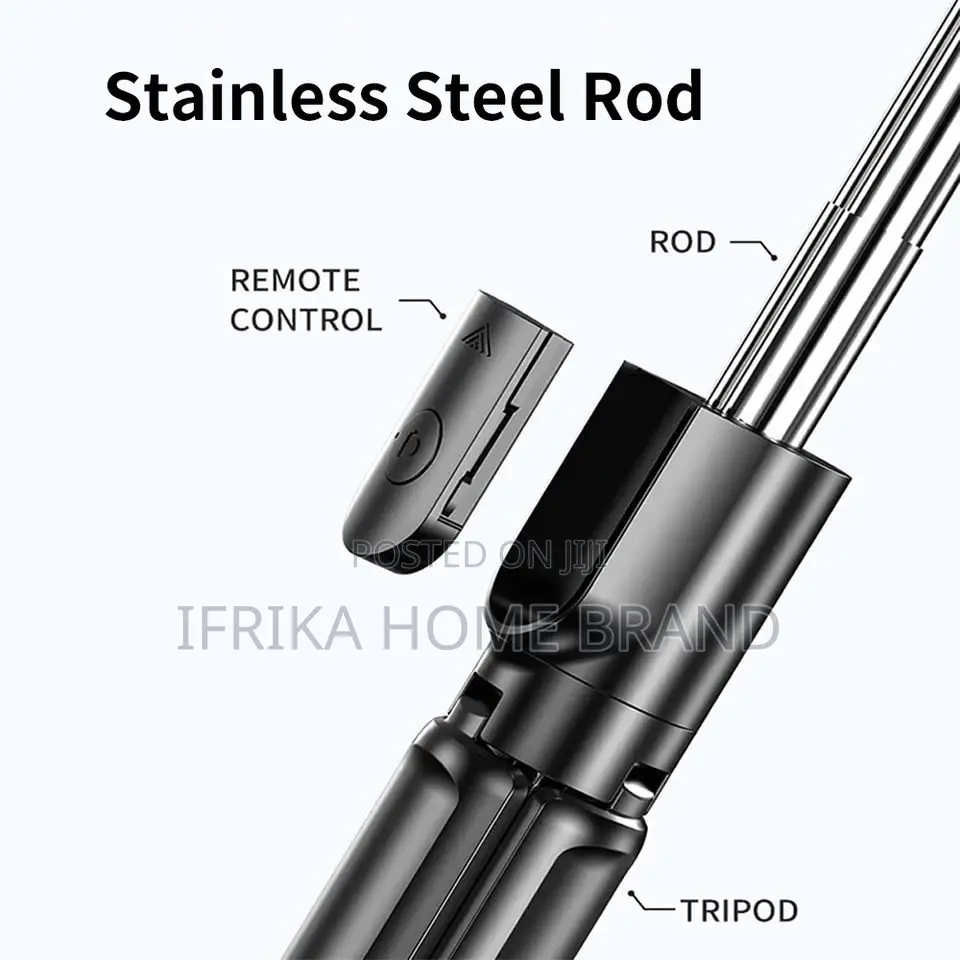 Wireless Selfie Stick Tripod Stand With Bluetooth
