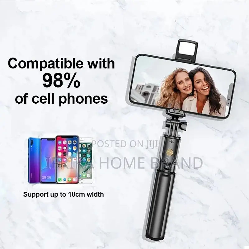 Wireless Selfie Stick Tripod Stand With Bluetooth