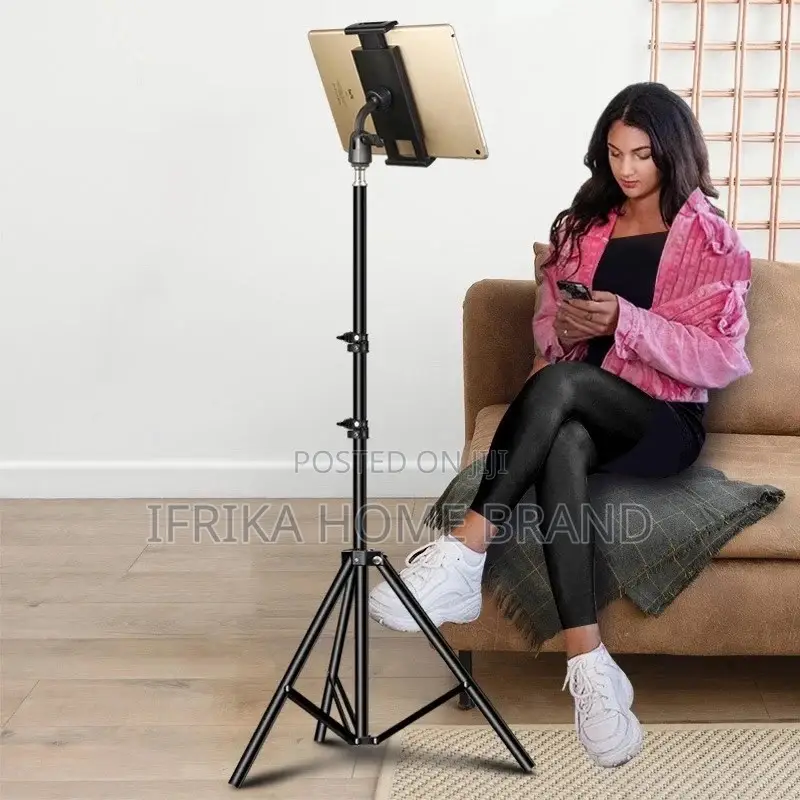 Adjustable Tablet Tripod Floor Stand Holder Mount Support