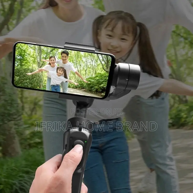 3-Axis Handheld Gimbal Stabilizer Selfie Stick Foldable