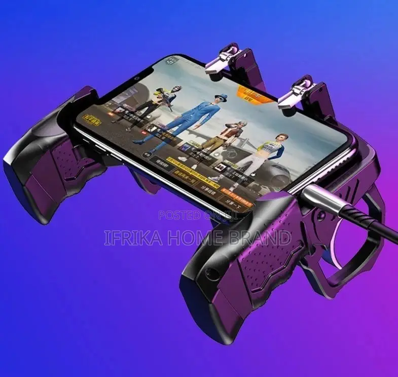 Smartphone Gamepad With Fan Trigger Handle Gaming Trigger