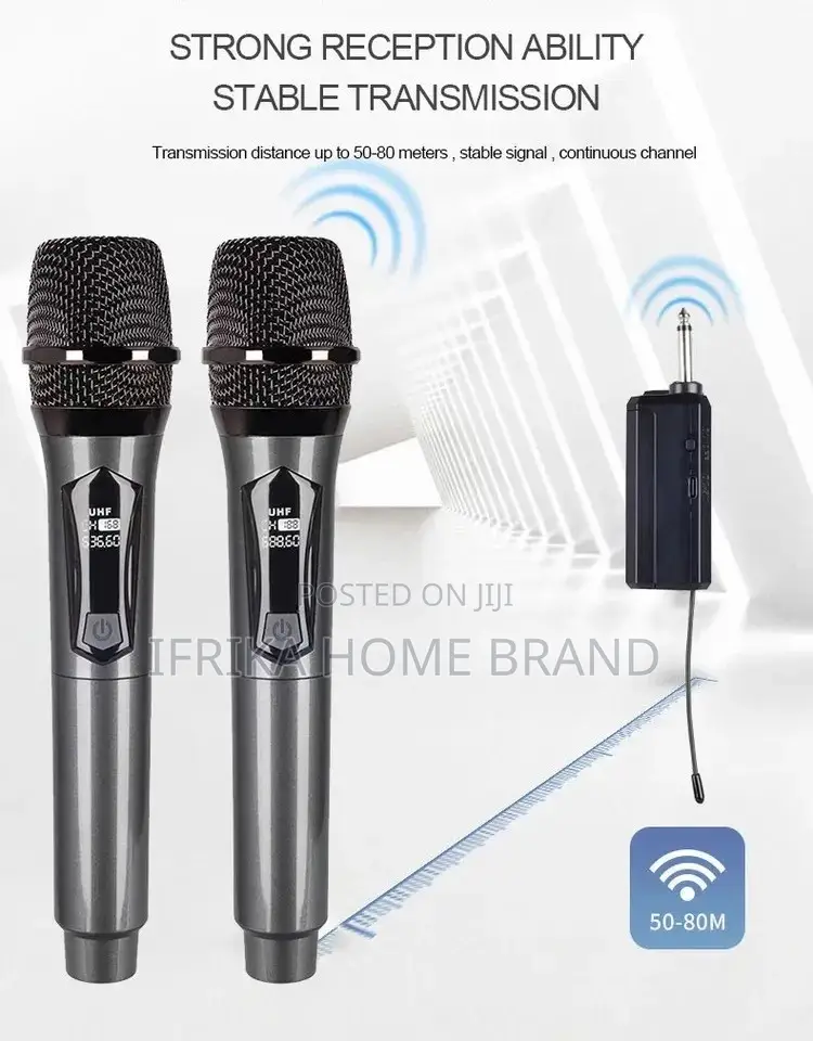 Karaoke Wireless Microphone Dynamic VHF Handheld