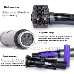 Karaoke Wireless Microphone Dynamic VHF Handheld