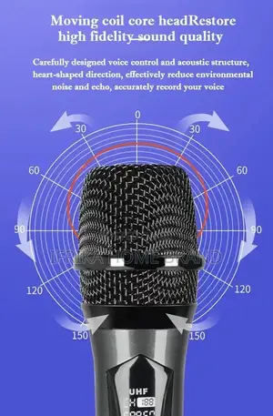 Karaoke Wireless Microphone Dynamic VHF Handheld