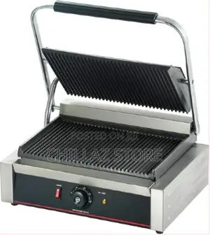 Single Commercial Sandwich Grill Maker