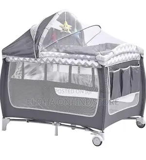 Folding Travel Baby Cot With Bag