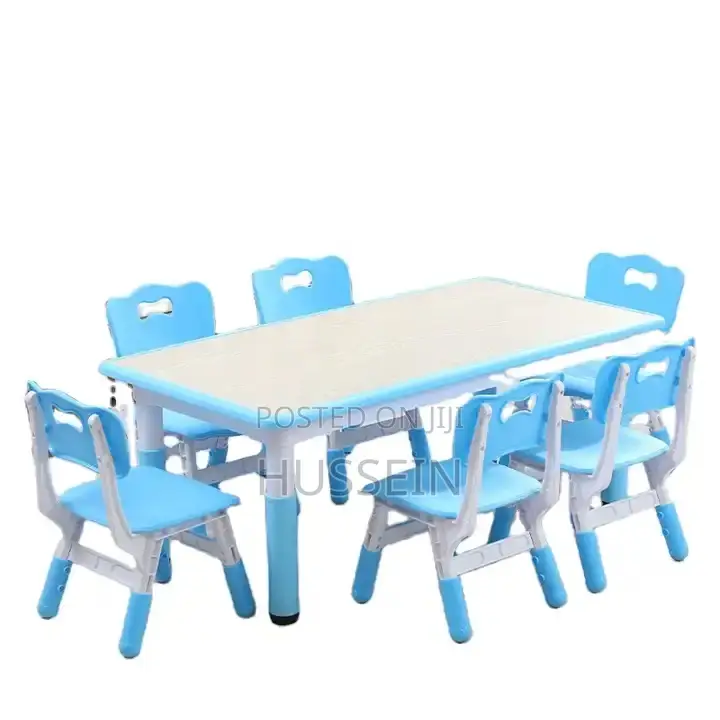 Kids Table and Chair Set Height-Adjustable Toddler Desk