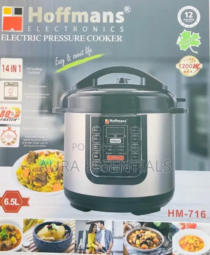 14 in 1 Hoffman 6.5L Electric Pressure Cooker
