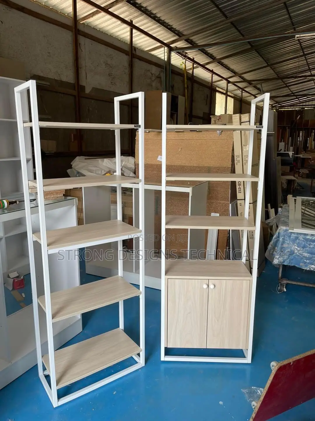 60 X 30 X 170 Cm Steel Frame Shelves. Multi Purpose.