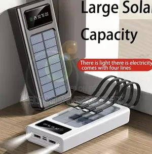 Portable 20000mah Solar Power Bank