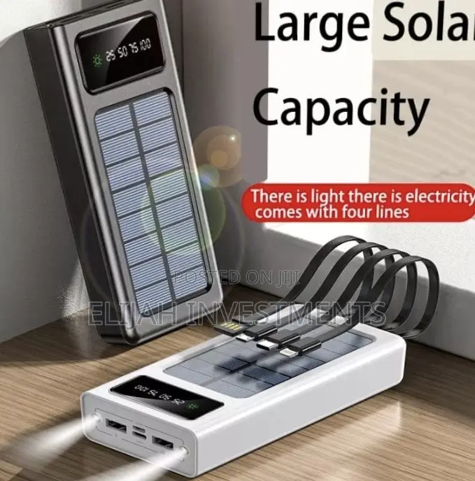 Portable 20000mah Solar Power Bank